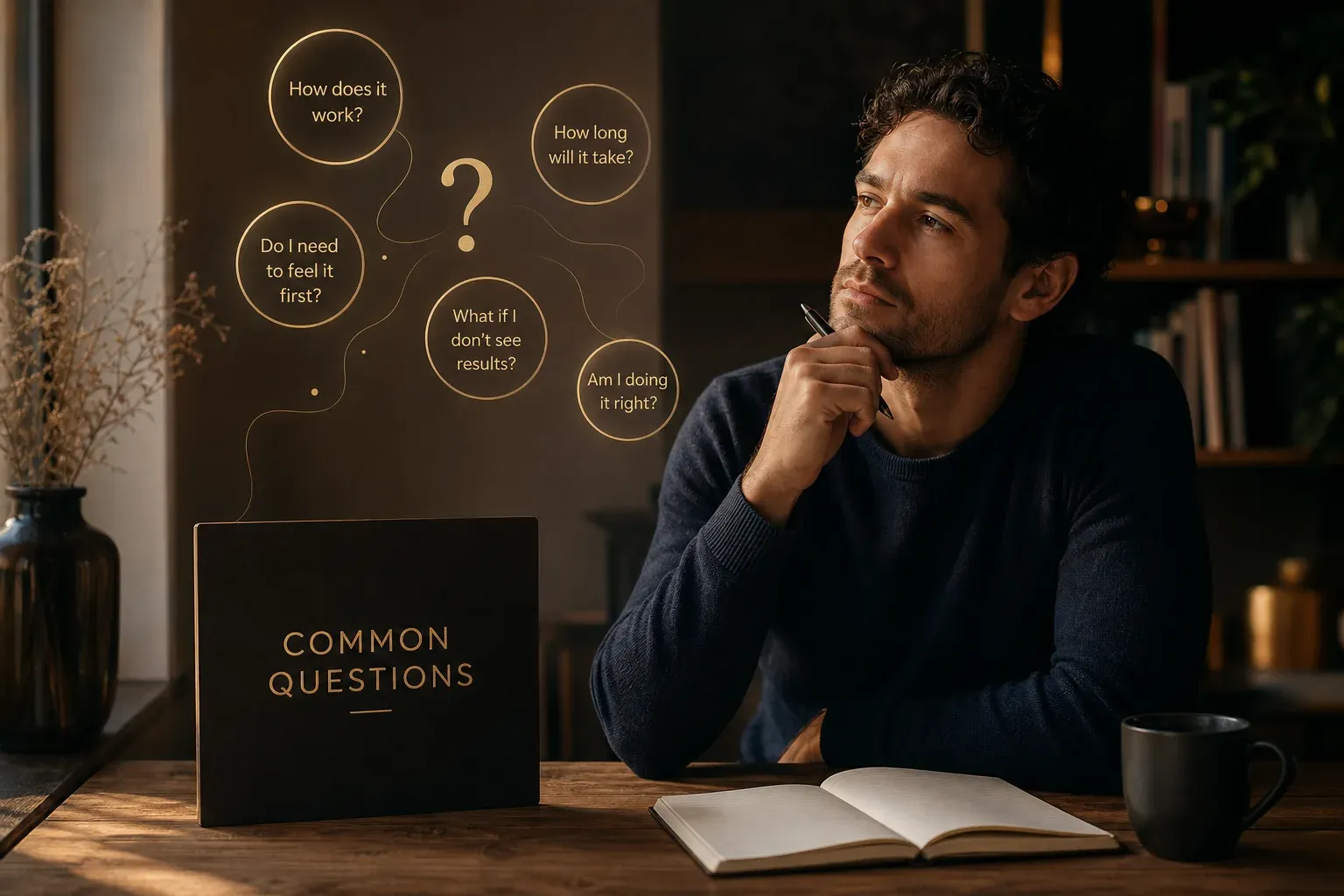 Chart illustrating key manifestation laws that answer common questions about attracting desired outcomes